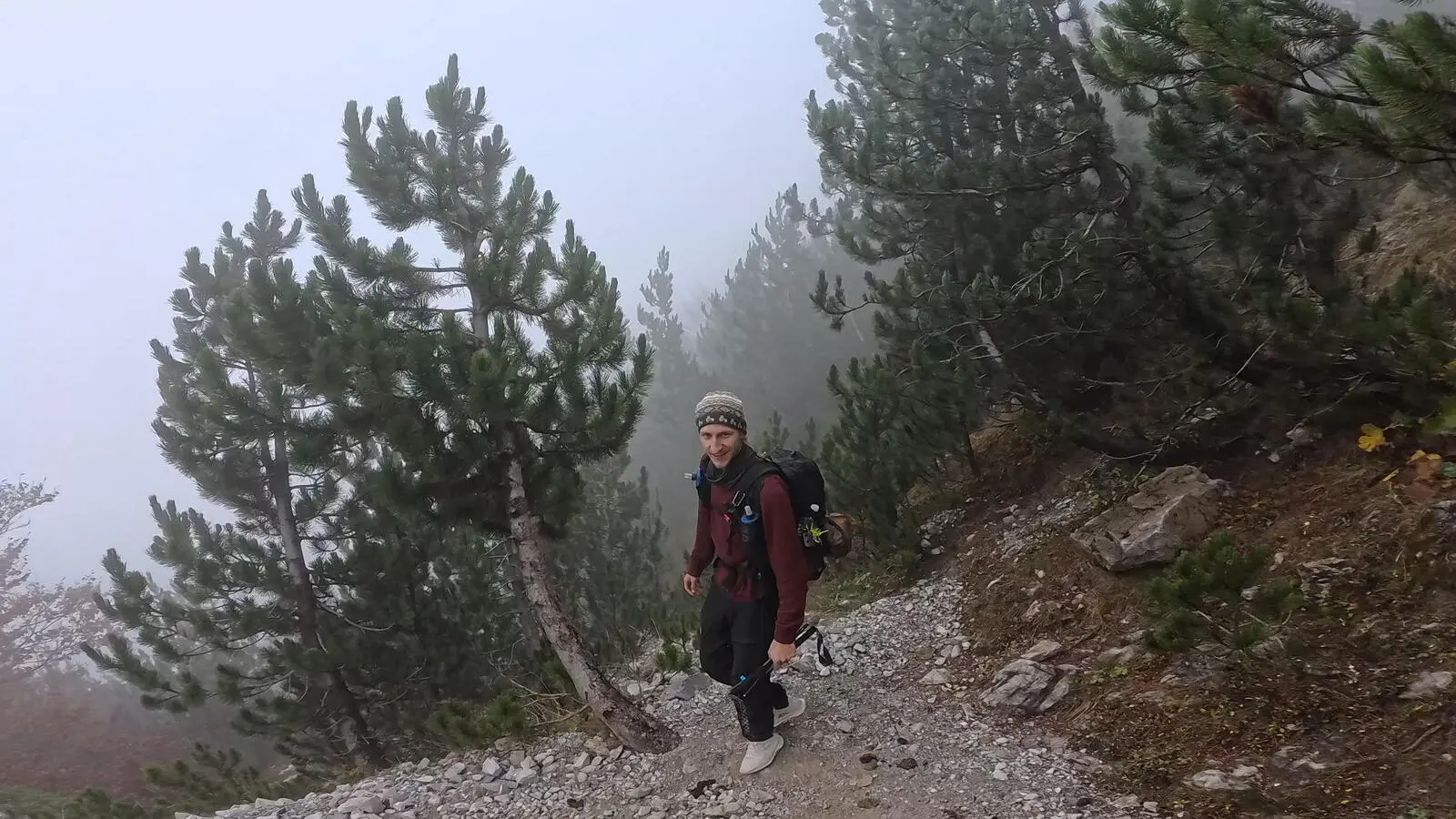 Sie wandern nur mit Tagesrucksack (Foto: Johannes Wirtz)