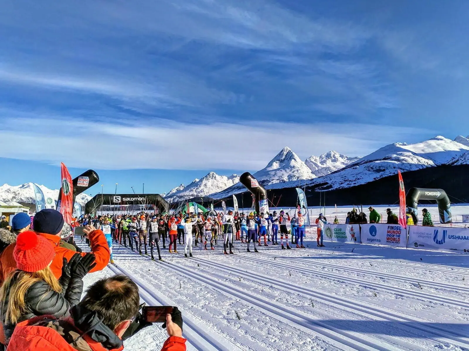Trotz der sonst geforderten mind. 1000 Teilnehmer ist der Ushuaia ein Worldloppet
