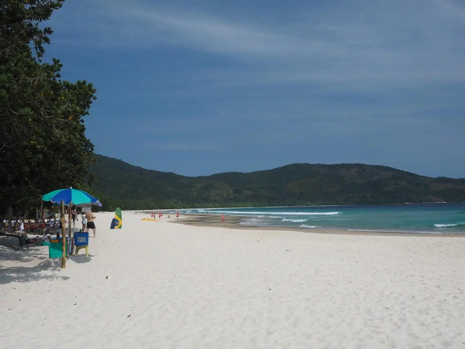 "Unser" Strand auf der autofreien Insel Ilha Grande