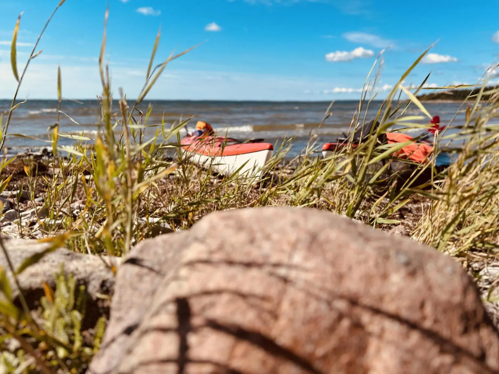 Anlanden auf der Insel Saarnaki (Foto: Daniel Zipper)