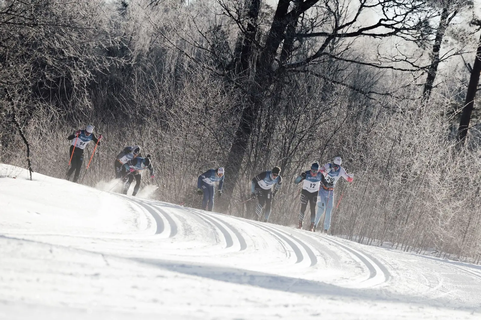 Das Besondere am Tartu-Marathon: sehr breite und bestens präparierte Loipen