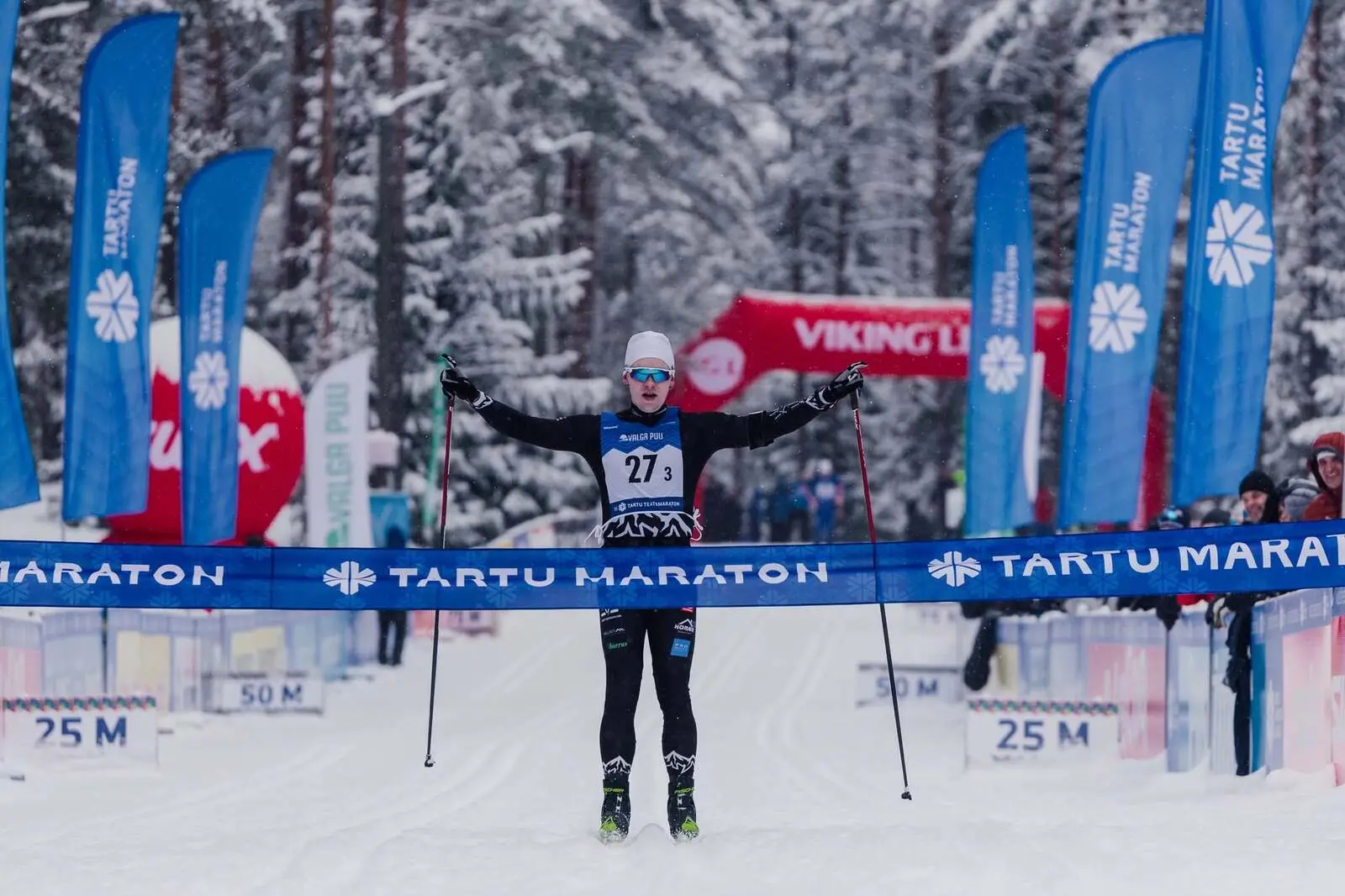 Im Winter 2025 wurde der Lauf kurzerhand in das tief verschneite Alutaguse verlegt.