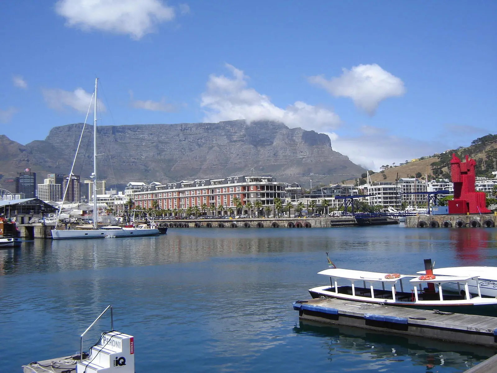 Immer im Blick: der Tafelberg 