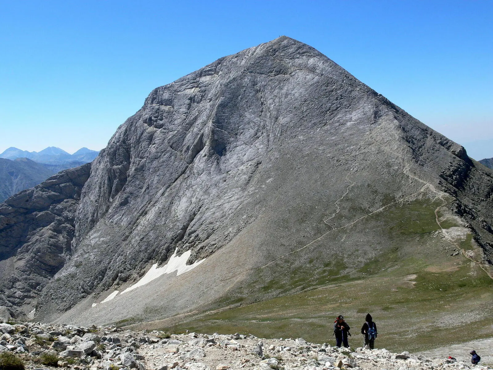 Der Höhepunkt des Trekkings ist die Besteigung des imposanten Vichren