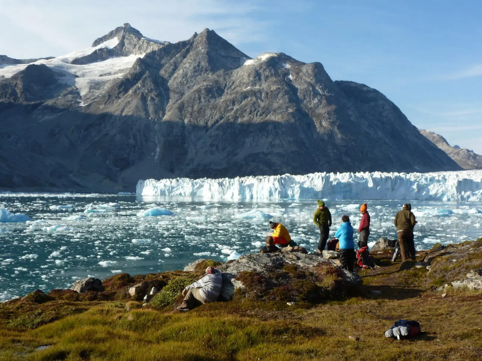 Blick auf den Knud-Rasmussen-Gletscher