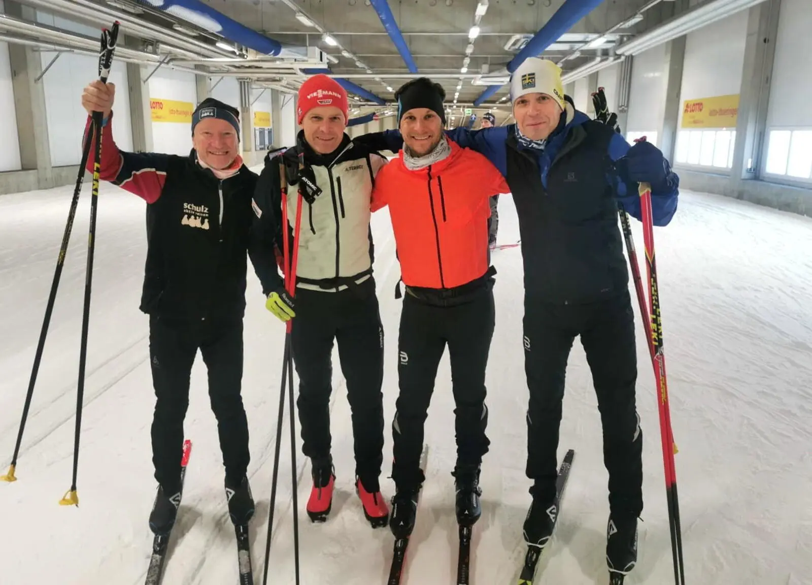 Ein gern gesehener Gast - der ehemalige Tour de Ski Sieger Tobias Angerer