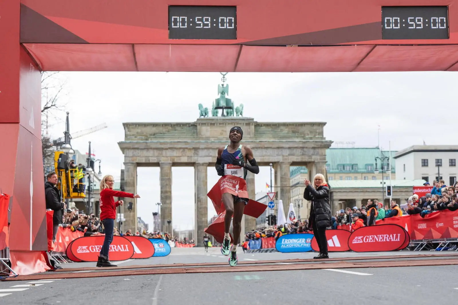 Gänsehaut pur beim Zieleinlauf am Brandenburger Tor