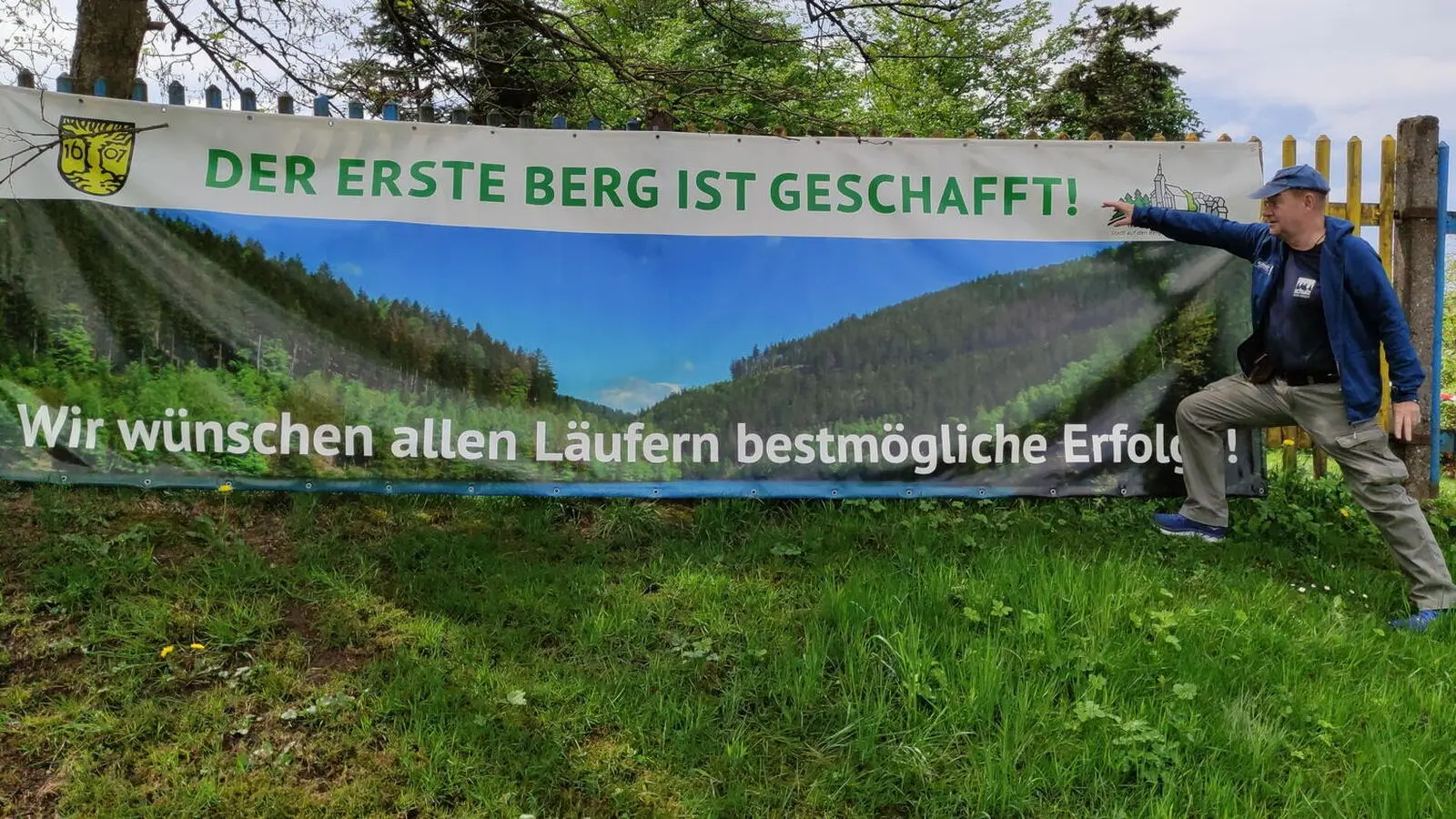 Marathonis nach dem Start in Neuhaus - Motivation pur!