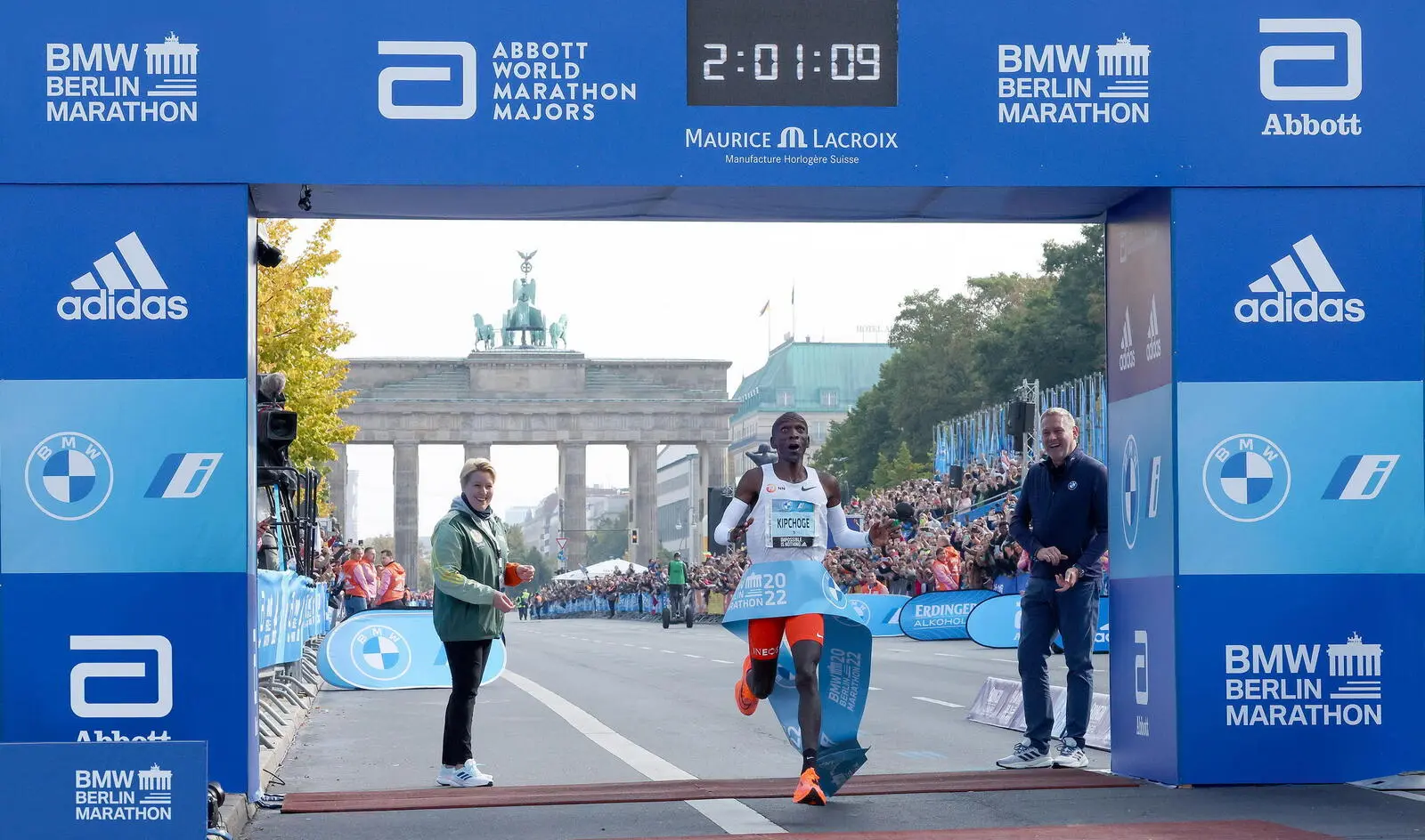 Eliud Kipchoge - Weltrekord beim BERLIN MARATHON 2022 | ©SCC EVENTSPHOTORUN