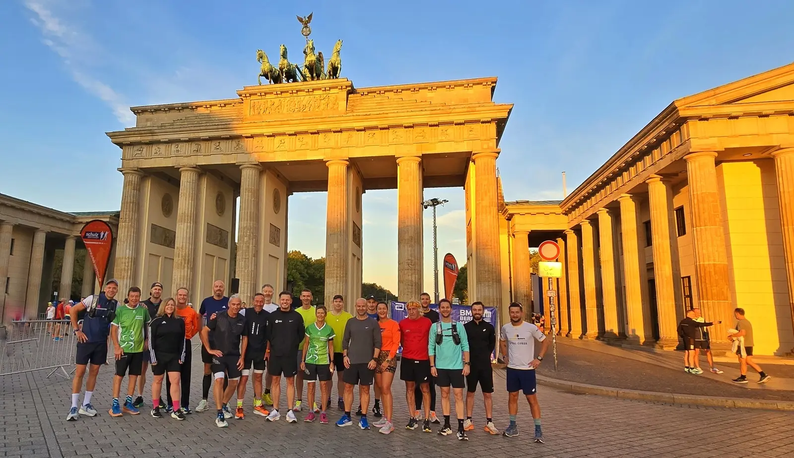 Am Tag vor dem Marathon: Gemeinsamer Morgenlauf zu den Highlights der Stadt