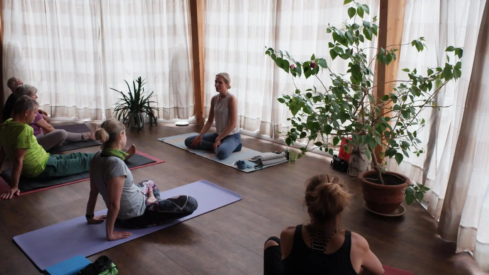 Yoga-Workshop mit Atemtechniken