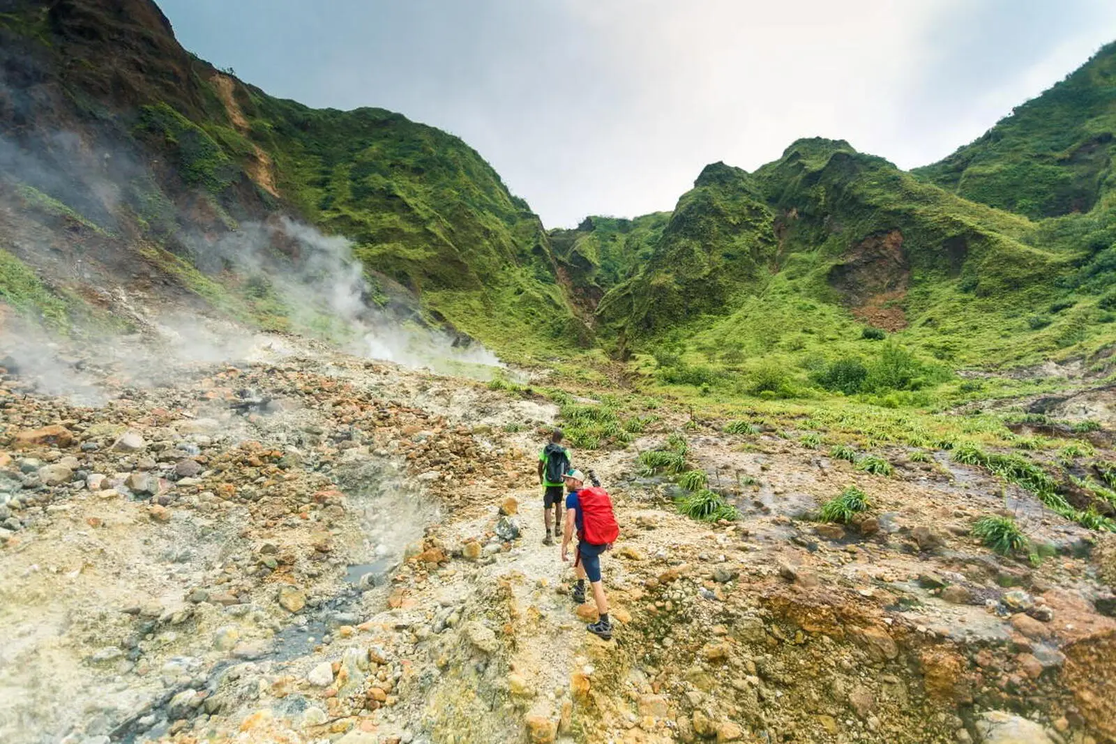 Der Boiling Lake entführt in eine mystische Welt. (Foto: L. Warzecha)