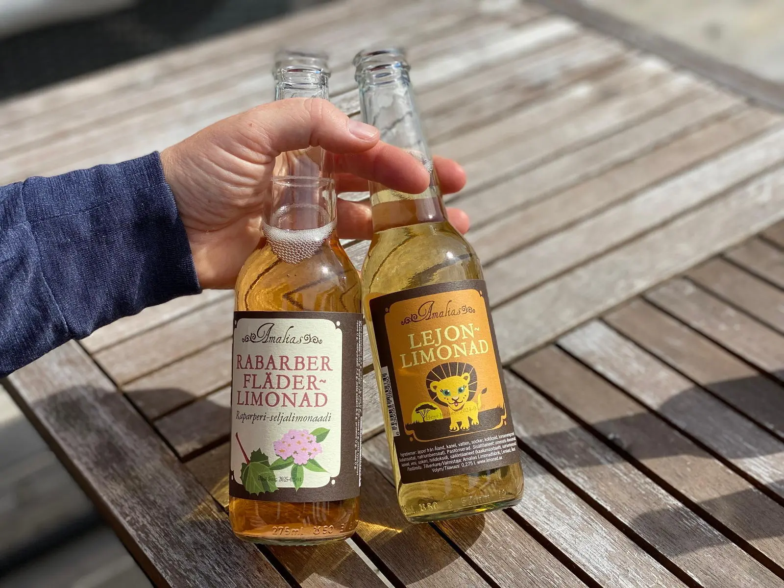 Probieren Sie leckere hausgemachte Limonaden aus Amalias Limonadenfabrik.