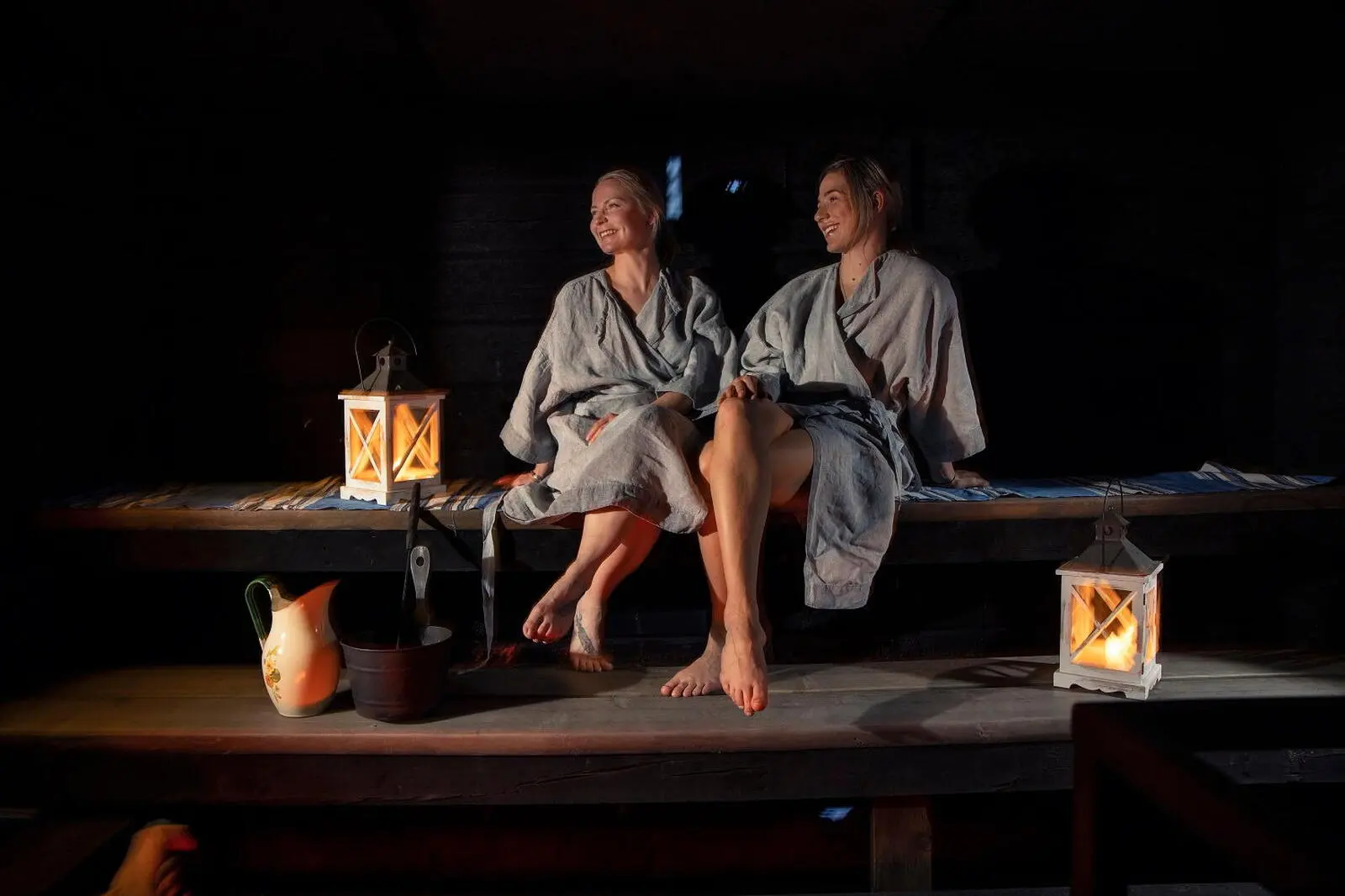 Die Rauchsauna: finnische Ursauna und Ihr besonderes Saunaerlebnis am Silvesterabend.