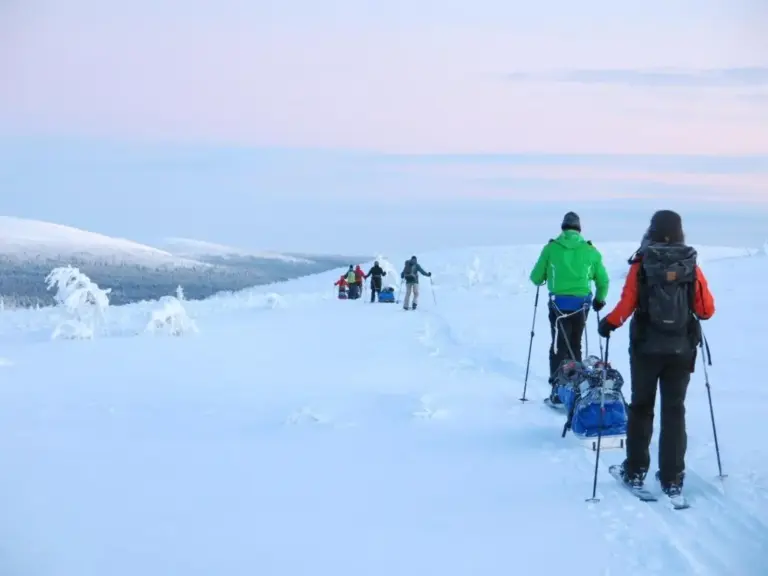 6-Tage auf Pulkatour unterwegs im Nationalpark Lemmenjoki.
