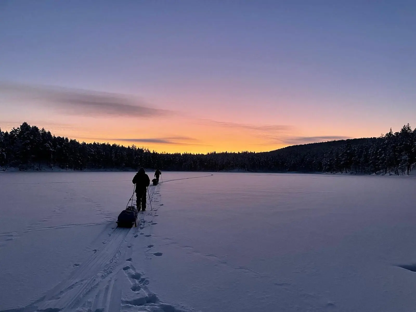 Erleben Sie den "echten" finnischen Winter während der Polarnacht.