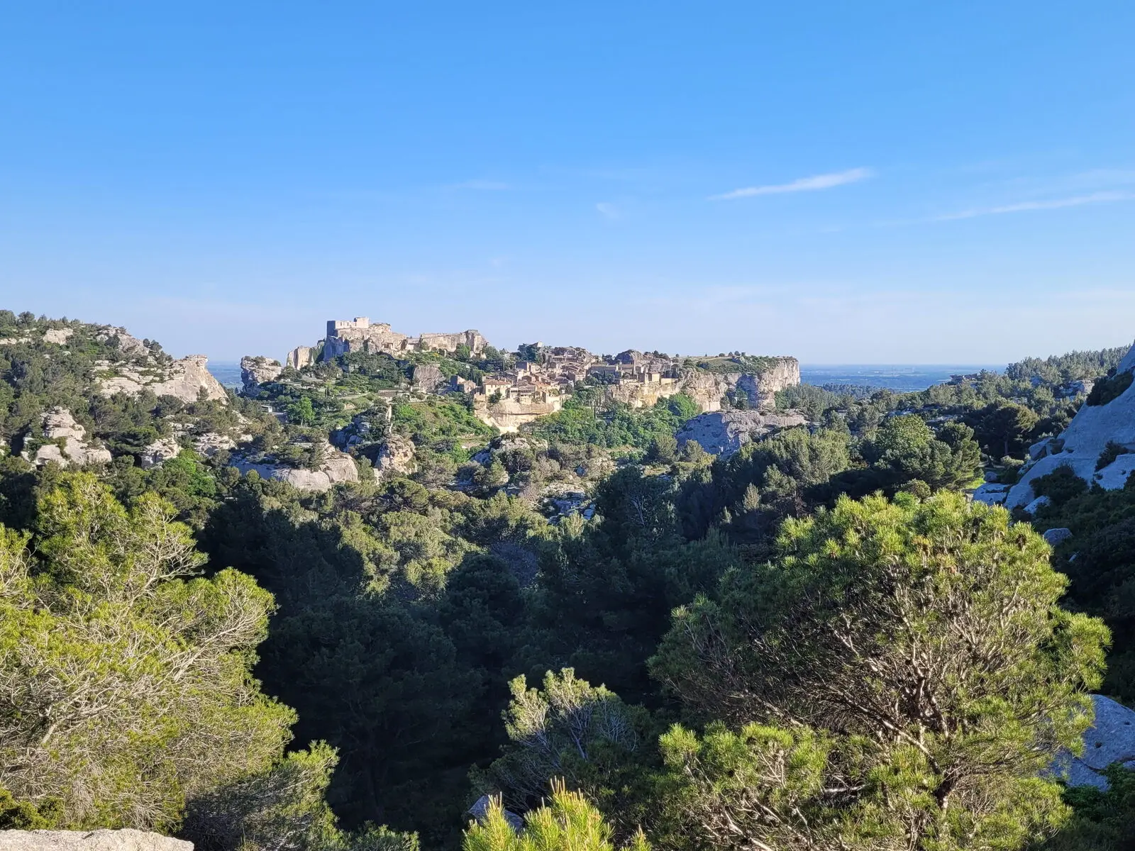 Ausblick auf Les-Baux-de-Provence