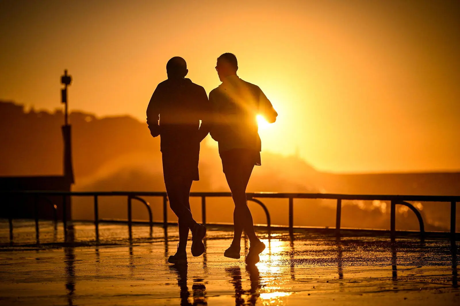 Eignet sich ideal zum Morgenlauf - Nizza's berühmte Promenade des Anglais