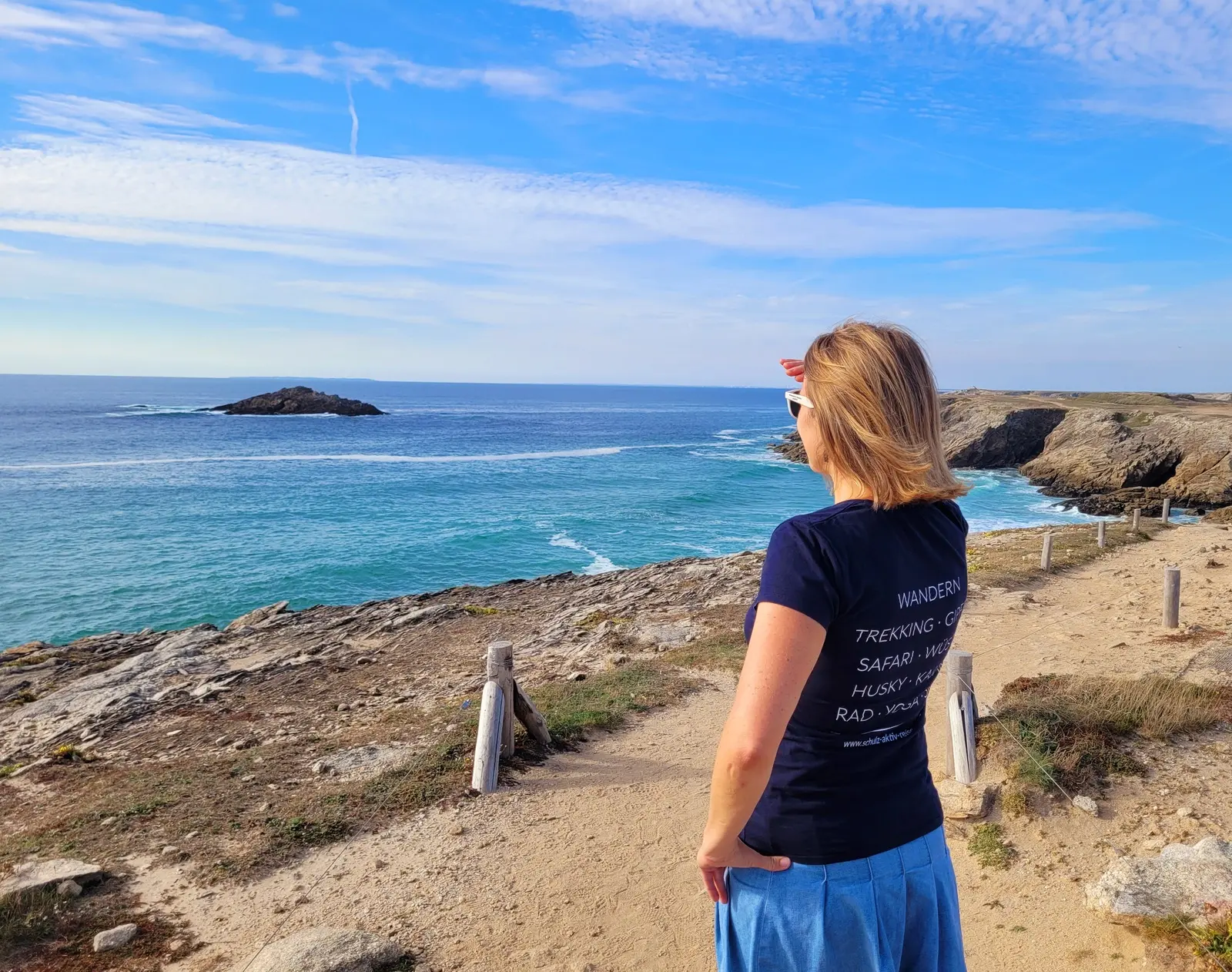 Ausblick an der Côte Sauvage