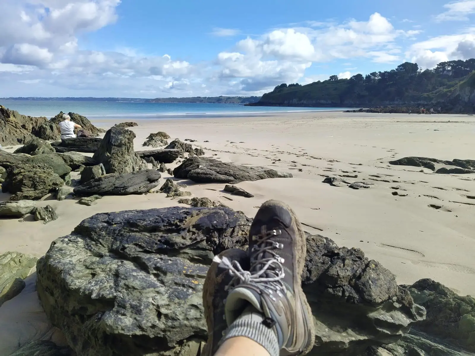 Wanderrast am Strand