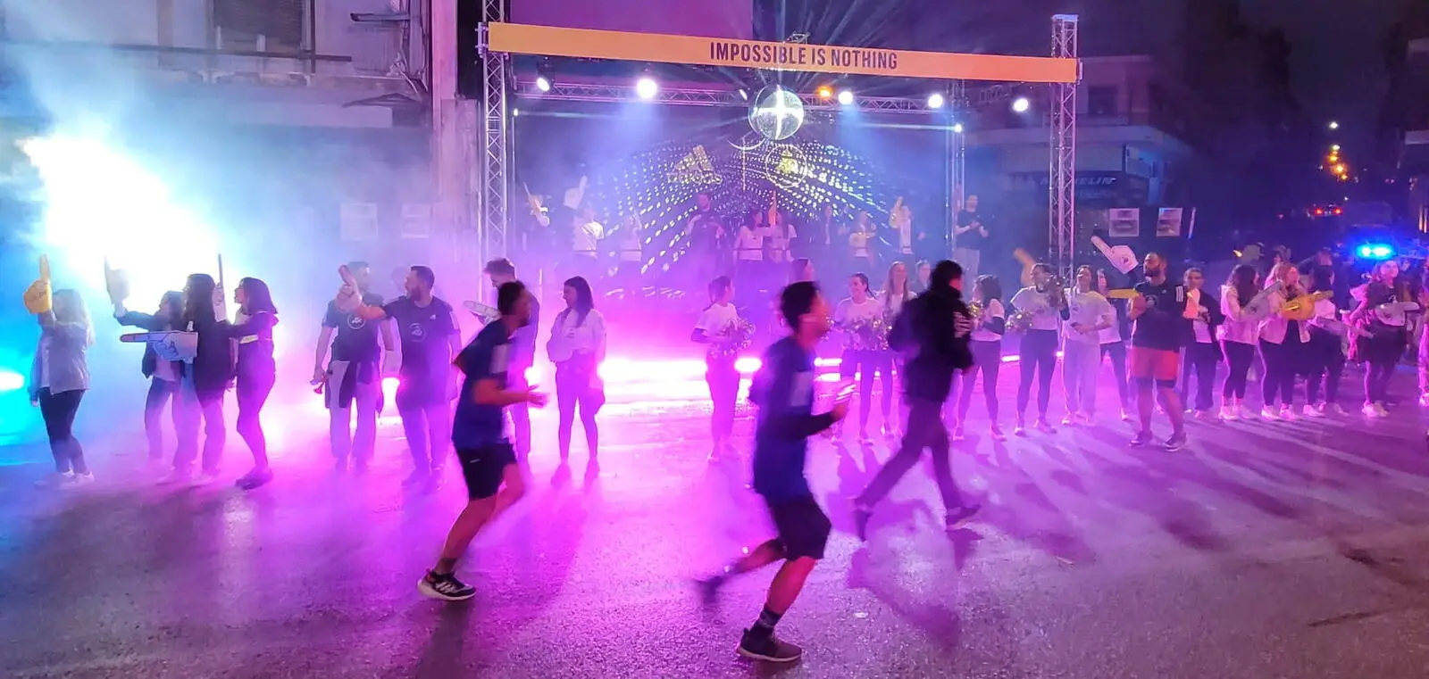 Auch beim 5- und 10km-Lauf kommt die Stimmung nicht zu kurz