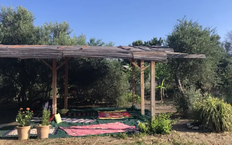 Angela's Garten: Frühstück, Basic Body Awareness und ankommen