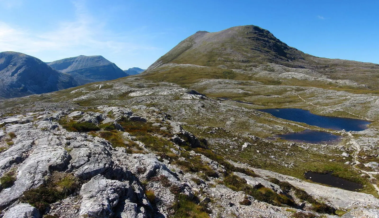 Unterwegs auf dem Beinn Eighe Mountain Trail - das Naturschutzgebiet des Beinn Eighe 