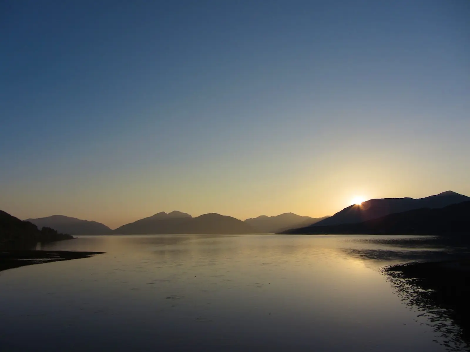 Auch das ist Schottland – Loch Leven bei Sonnenuntergang