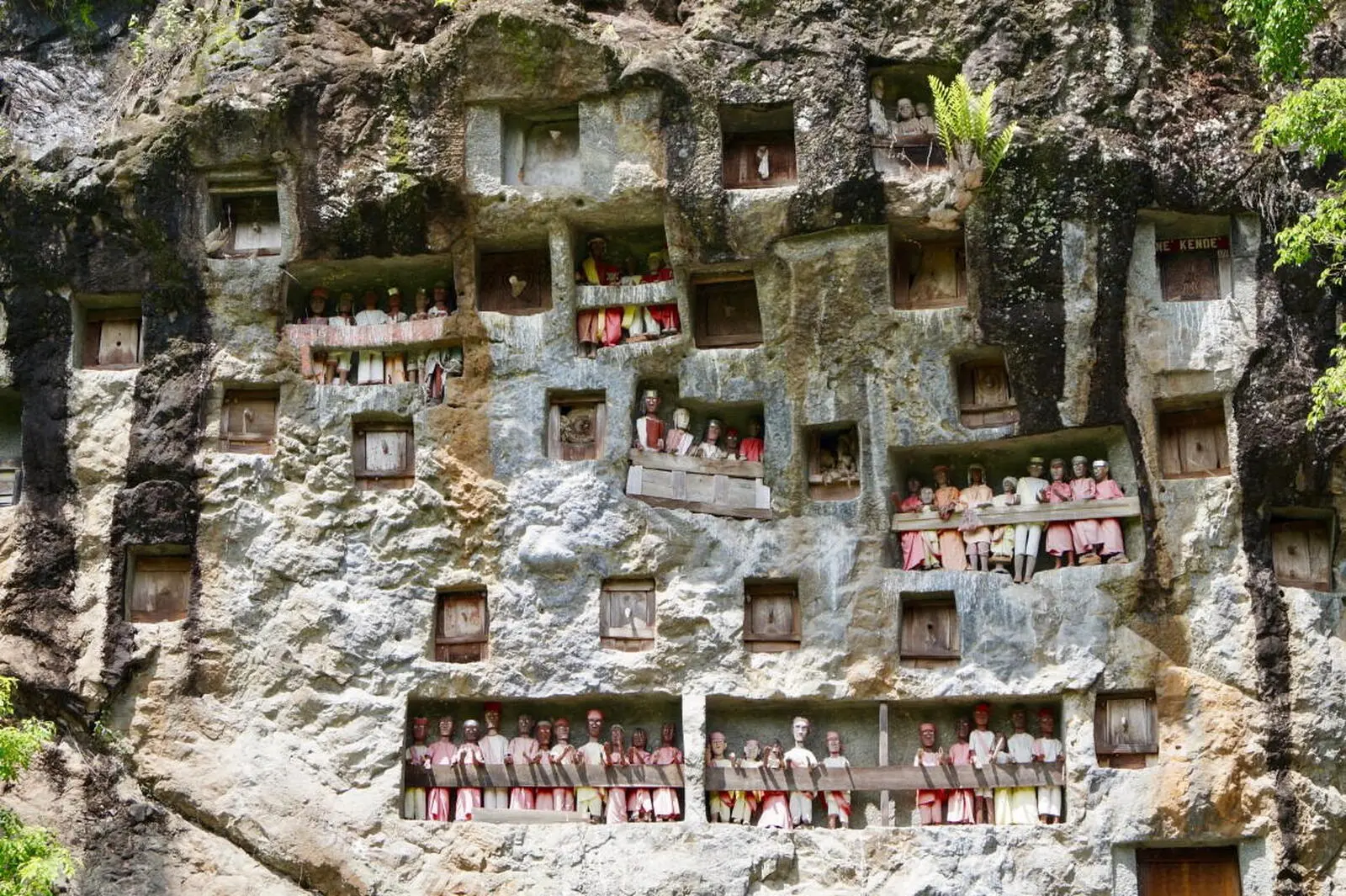 Felsengräber – die Toraja pflegen einen äußerst speziellen Ahnenkult