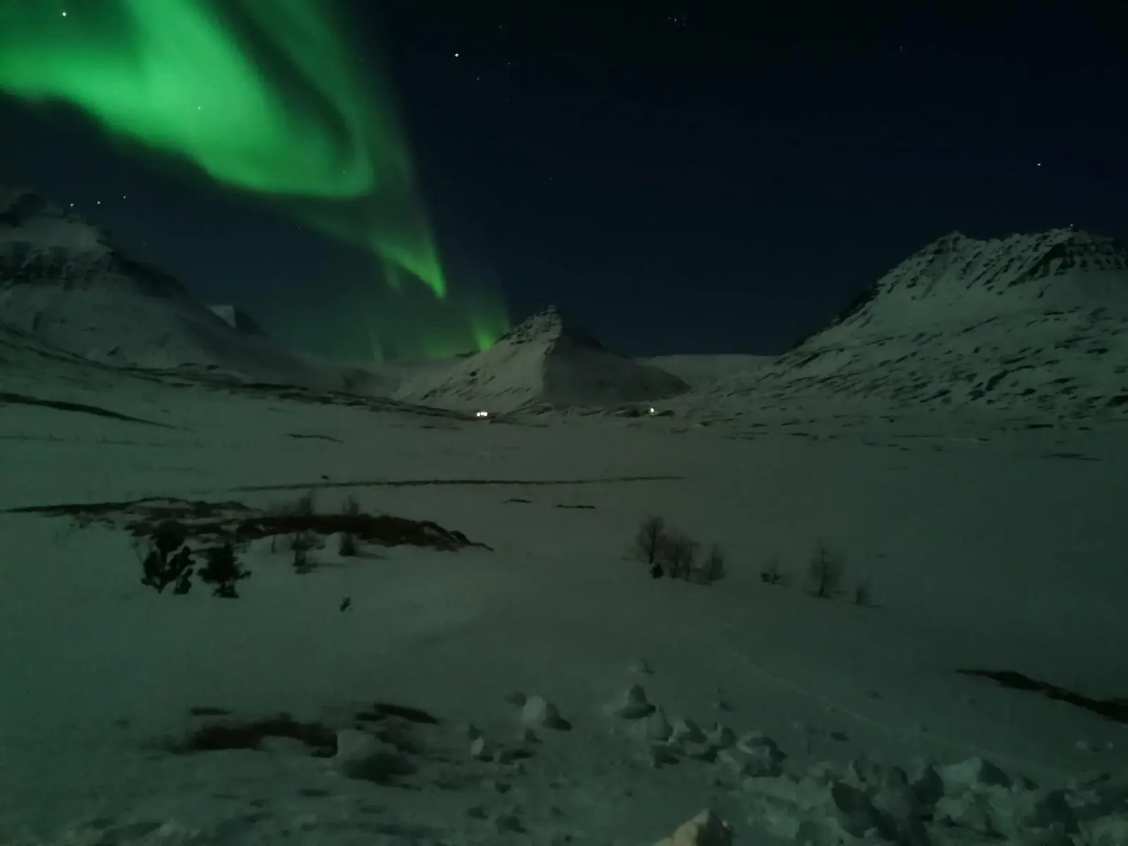 Mit etwas Glück tanzen die Nordlichter