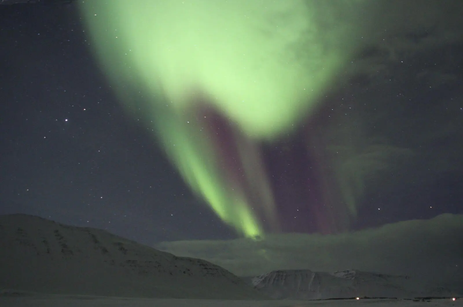 Aurora Borealis - ein Geschenk des Himmels. Aufgrund der Reisedauer sind die Sichtungschancen recht gut.