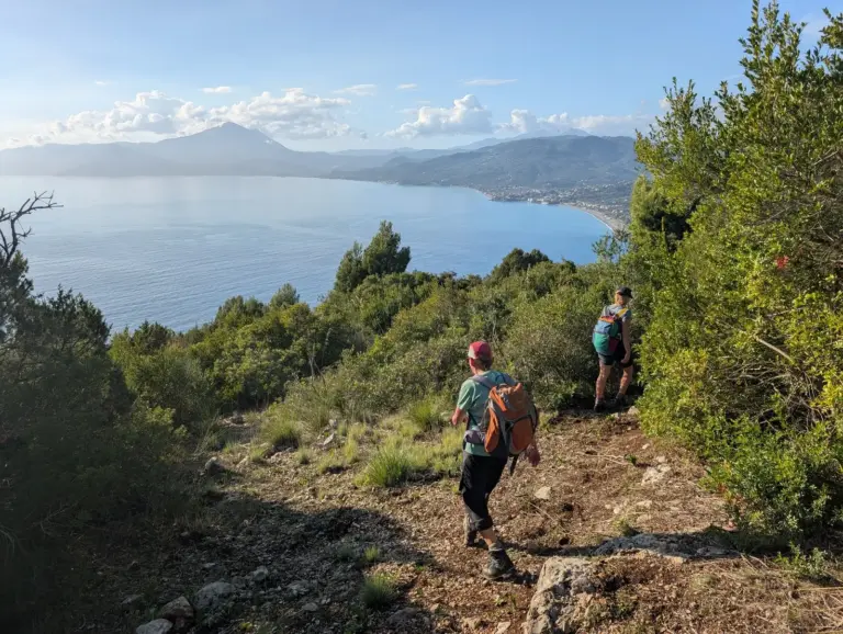 Wanderungen mit Meerblick sind im Cilento an der Tagesordnung