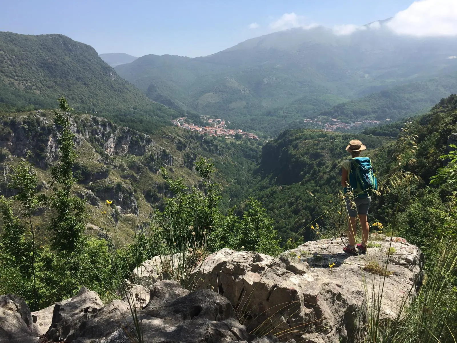 Blick auf Casaletto und Battaglia - der Heimat von Miriam und Roberto!