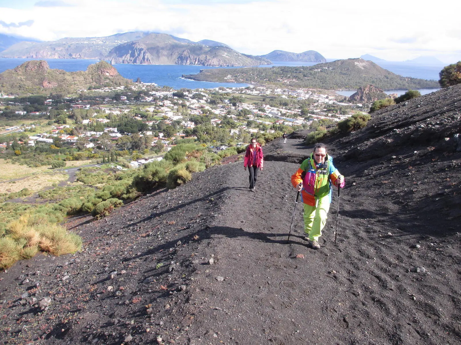 Insel Vulcano: Aufstieg zum Gran Cratere