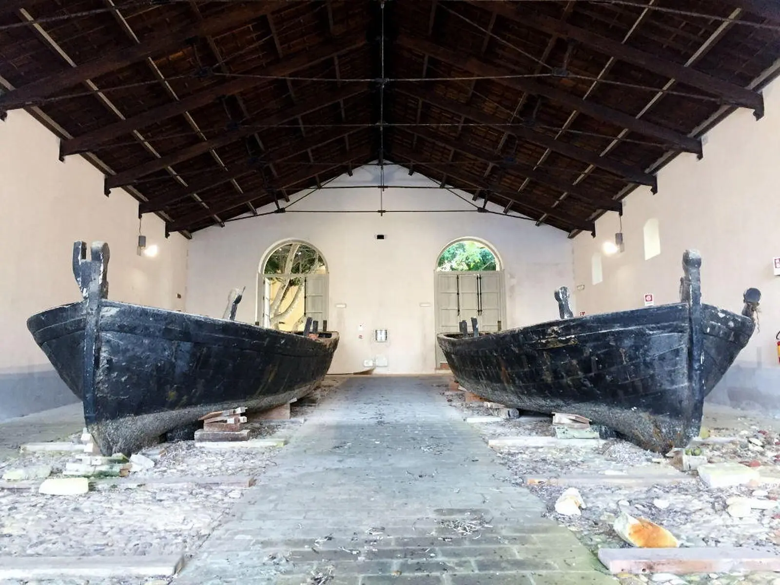 Die berühmten Thunfischkäne auf Favignana