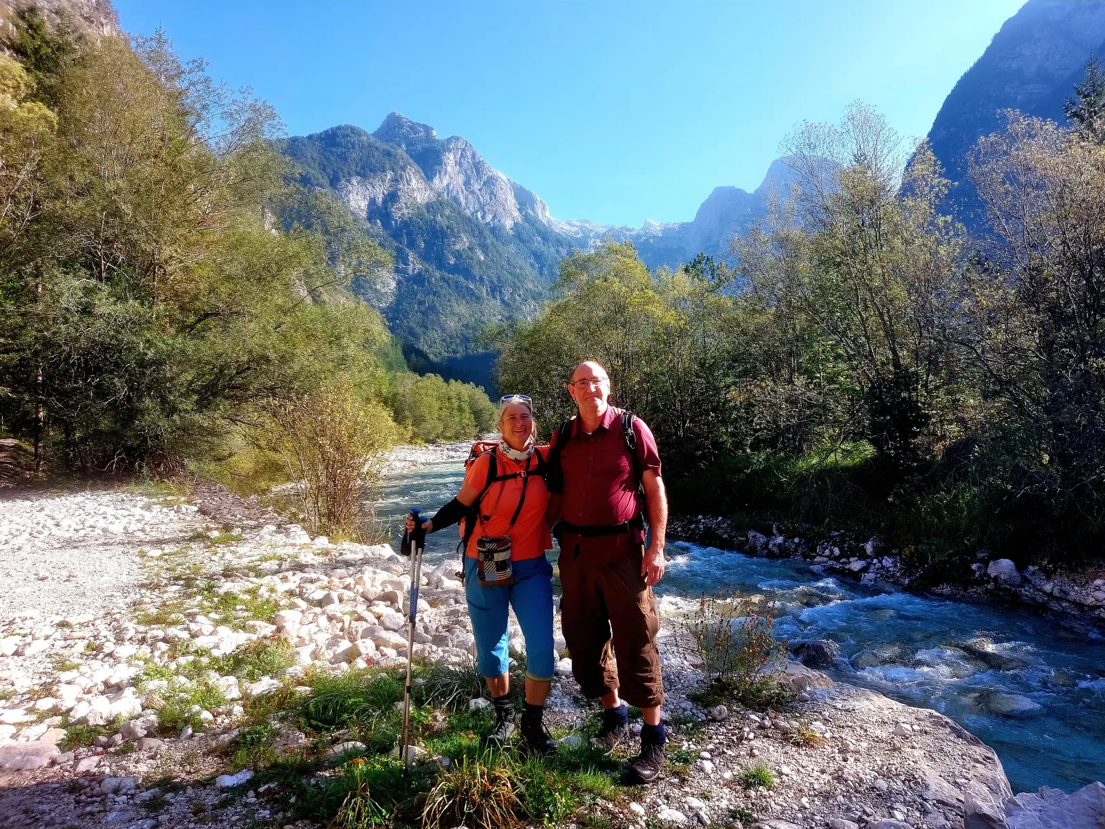 Wandern im Soča-Tal