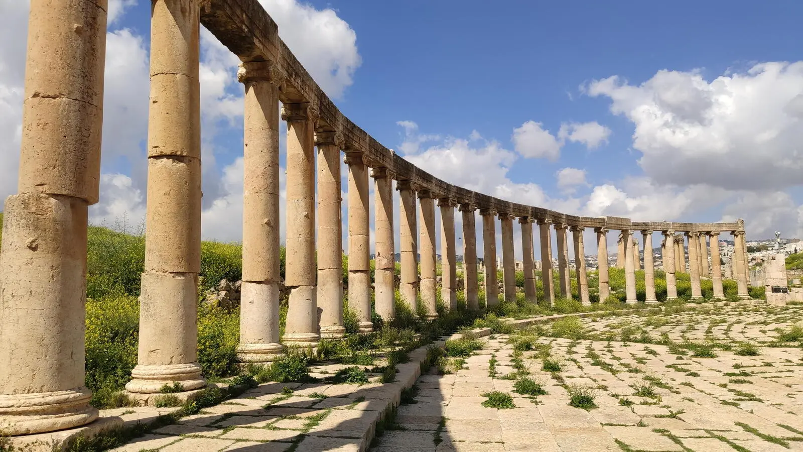 Jerash - beeindruckenden Überreste der spätantiken Stadt