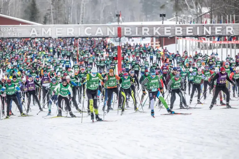 Der Start des BIRKIE, wie der Amercian Birkebeiner gern genannt wird.