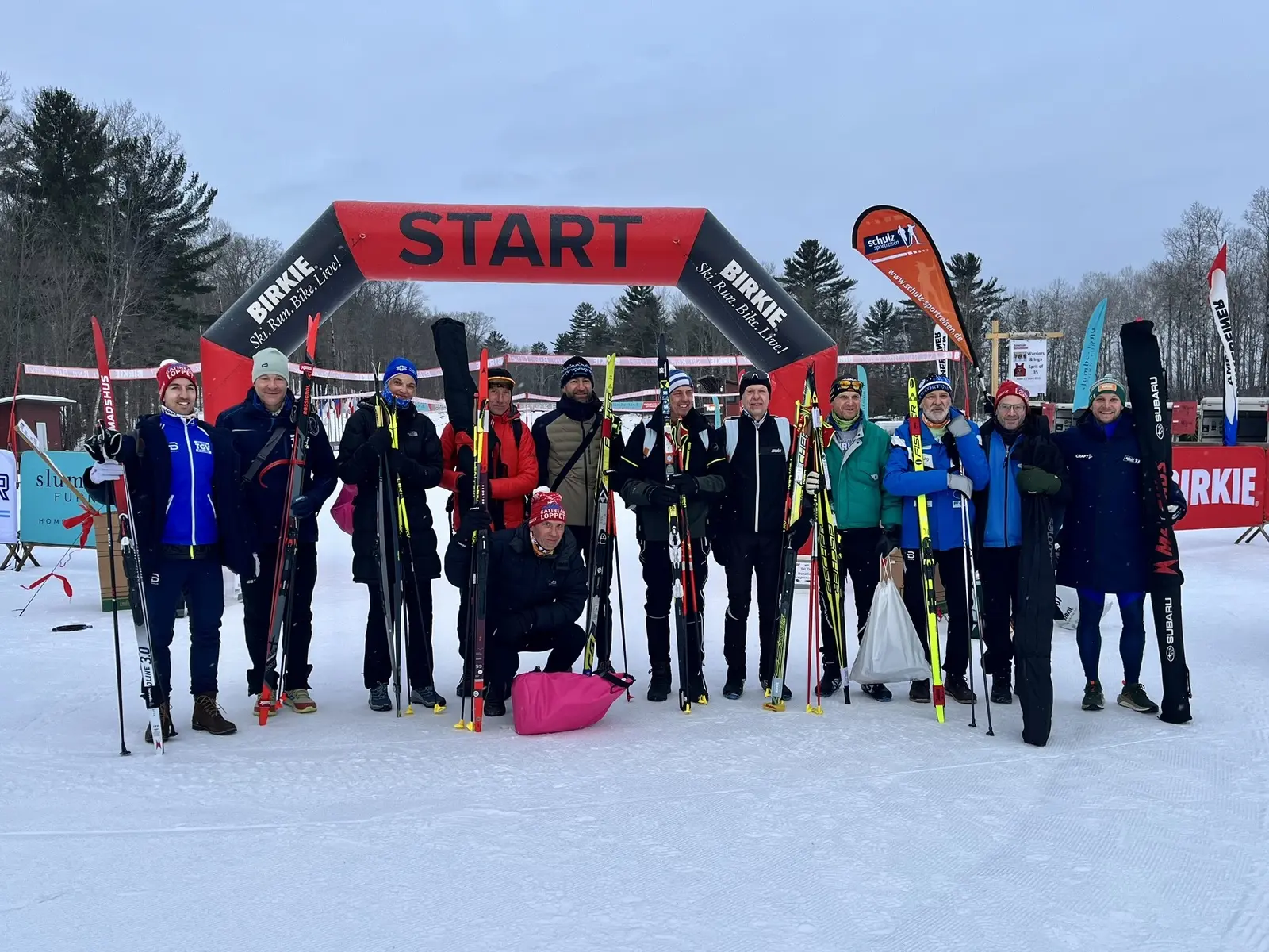 Am Start des American Birkebeiner (Bild vom Feb. 2026)