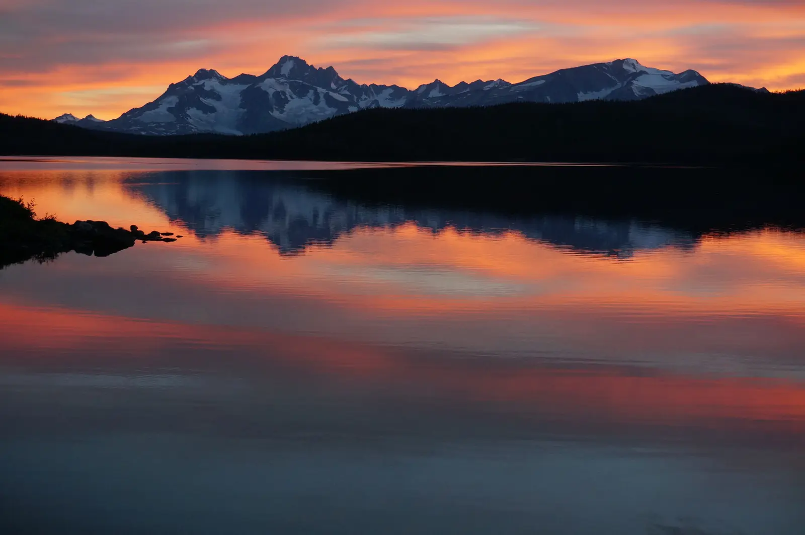 Abendstimmung in den Rocky Mountains