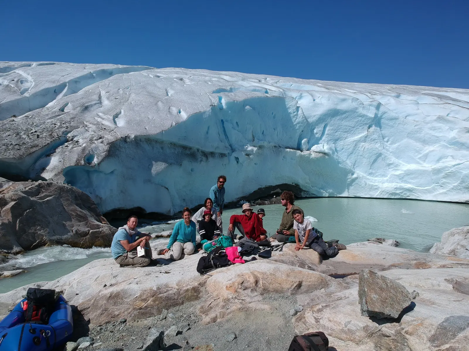 Picknick am Columbia Icefield