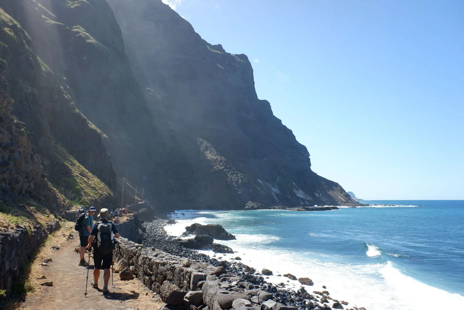 Santo Antão: .. und immer das Meer im Blick 