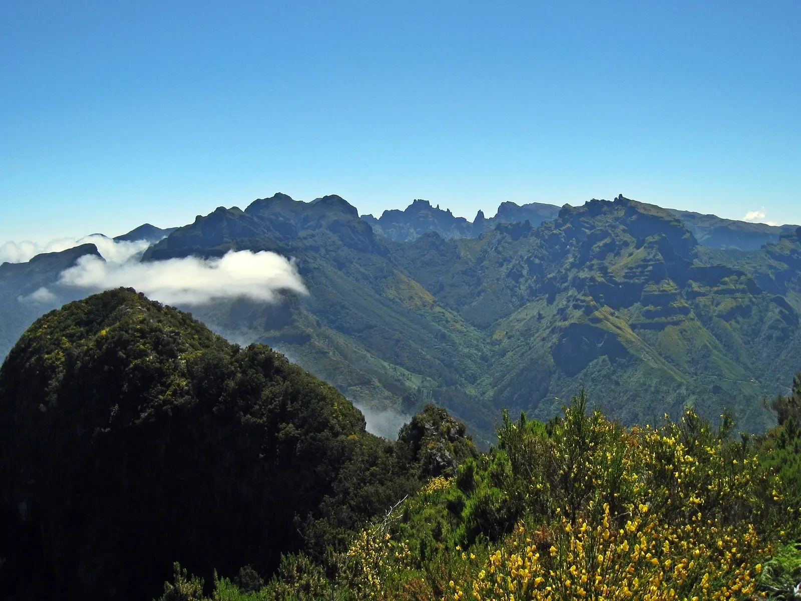 Blick zum Zentralgebirge