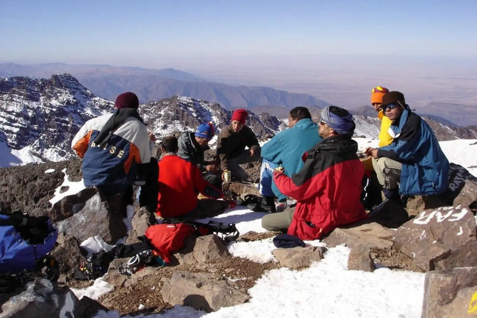 Ausblick vom Gipfel des Jebel Toubkal