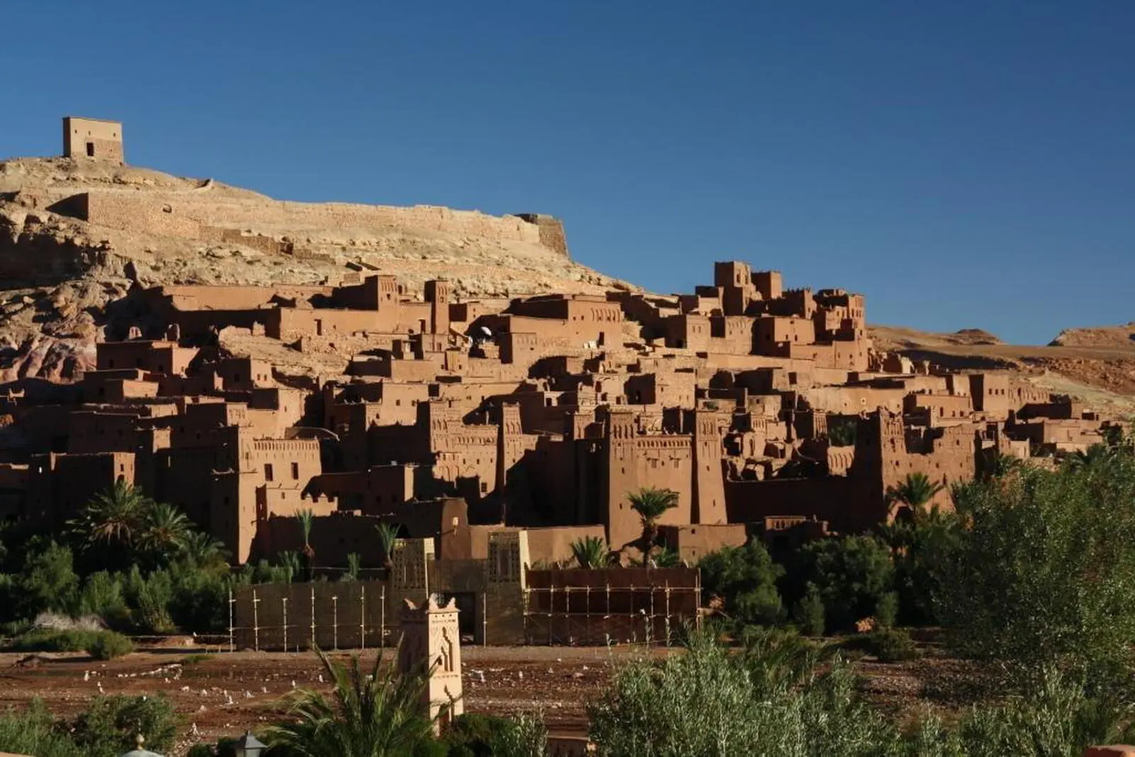 Beim imposanten Weltkulturerbe Aït Ben Haddou, wo Sie übernachten werden