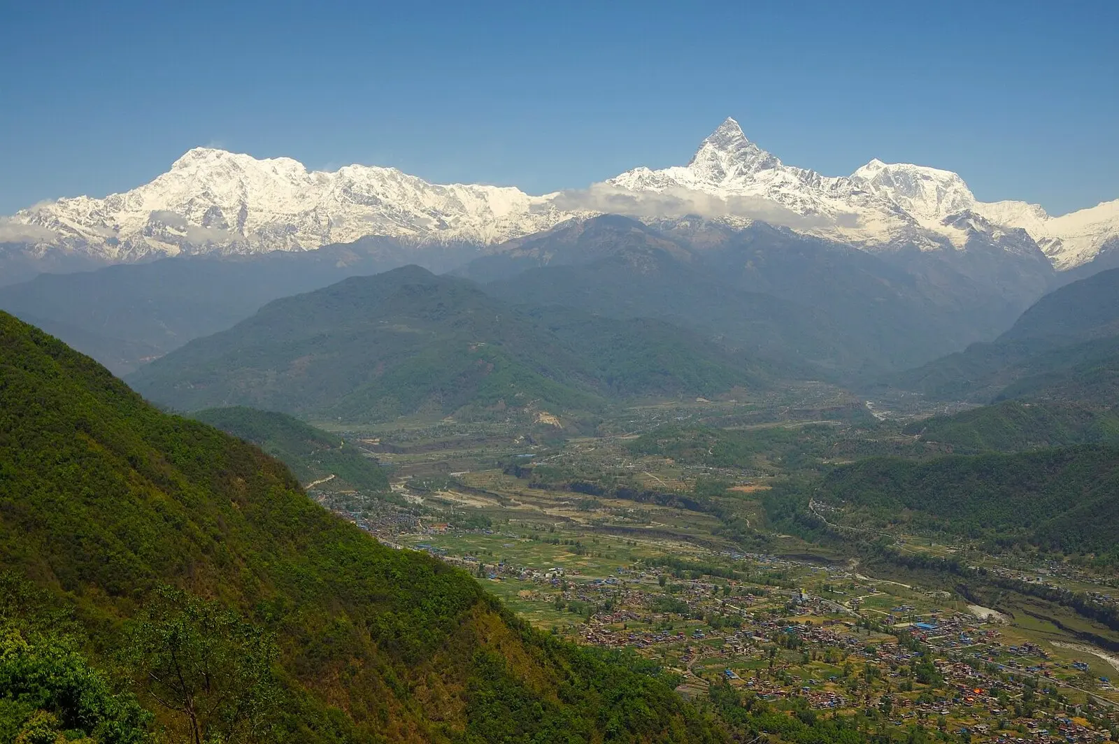 Unvergessliche Himalayapanoramen erwarten Sie u. a. in Pokhara.