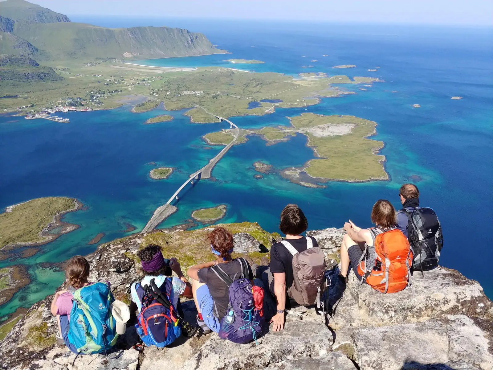 Die Belohnung nach einer Tageswanderung entlang der Küste: ein traumhafter Ausblick