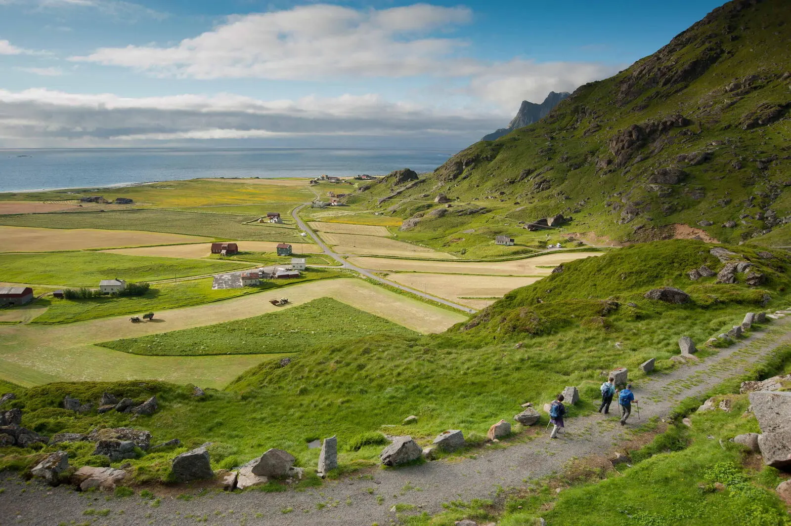 Wanderung zwischen Haukland und Utakleiv 