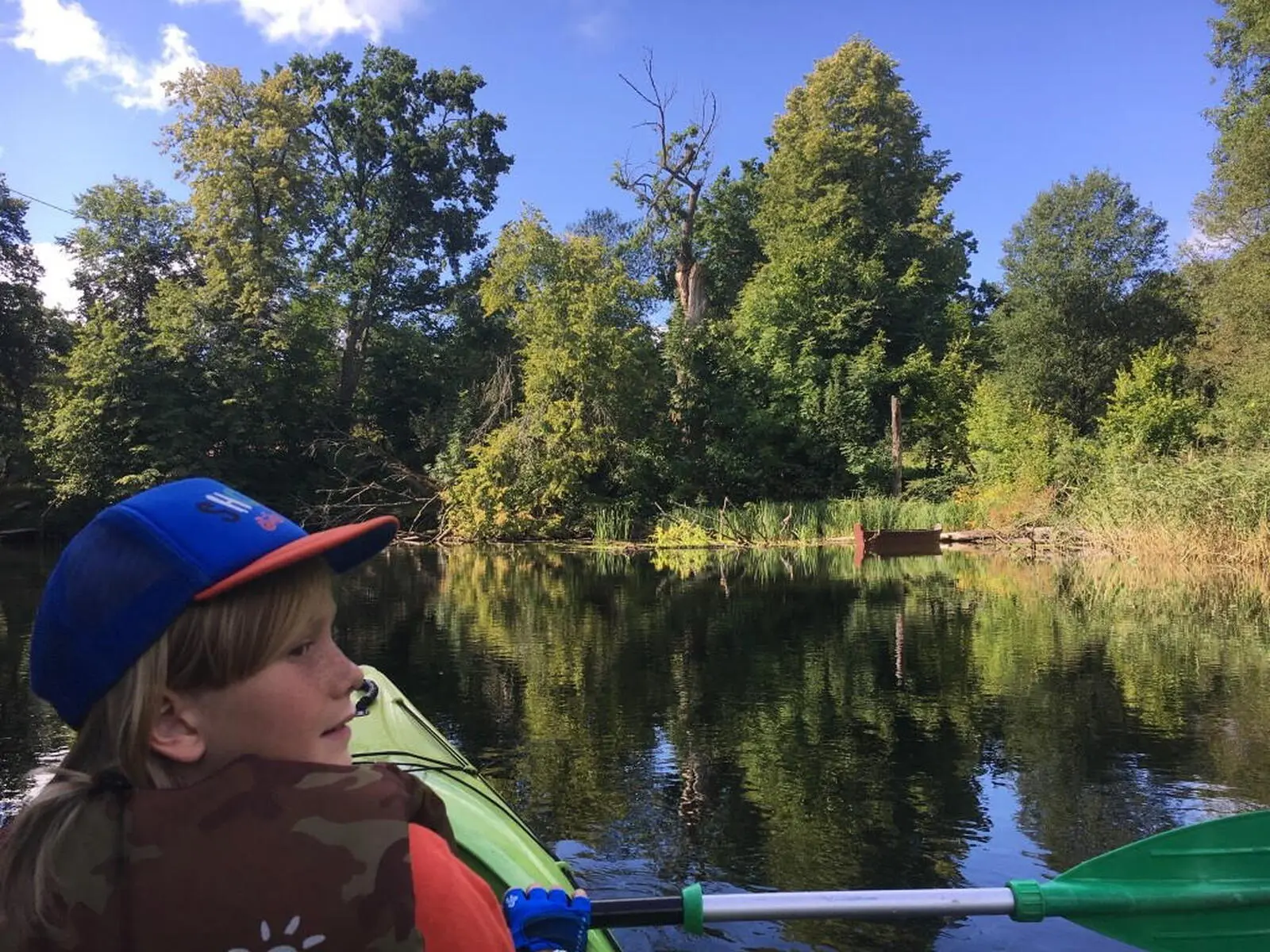 Auch für junge Paddler ist die Tour geeignet!