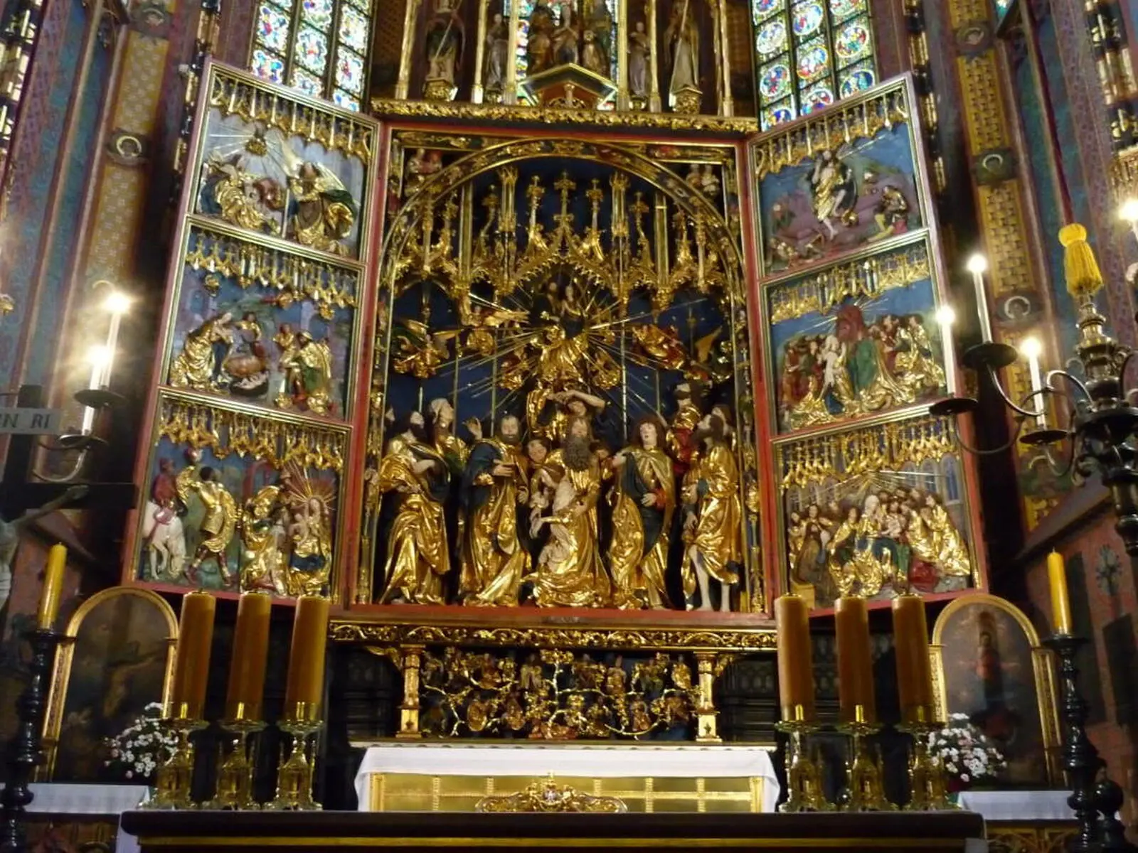Der berühmte Marienaltar von Veit Stoss in der Krakauer Marienkirche